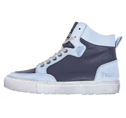 Sneaker Frau Maya Leinwand Armalith-Leder - Helstons