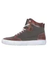 Baskets Femme Maya Toile Armalith-Cuir - Helstons
