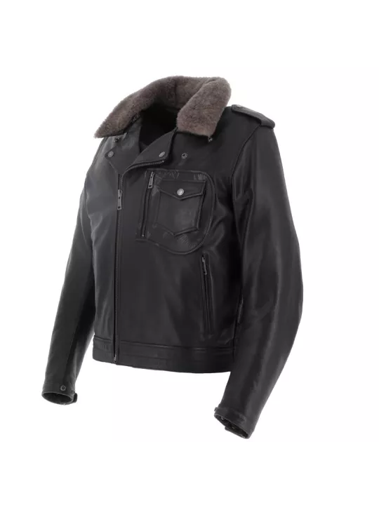 Blouson Perco Cuir Buffalo - Helstons