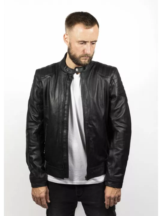 Blouson Moto Cuir Roadster - John Doe