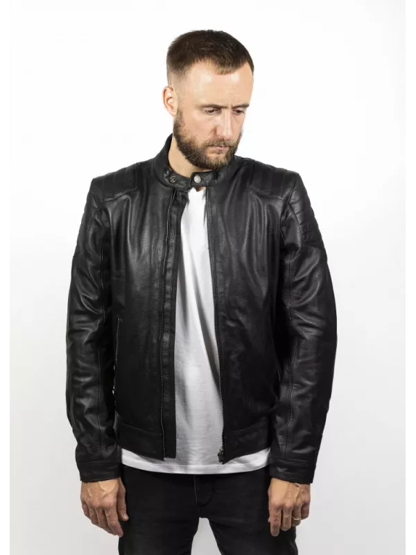 Blouson Moto Cuir Roadster - John Doe