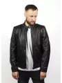 Blouson Moto Cuir Roadster - John Doe