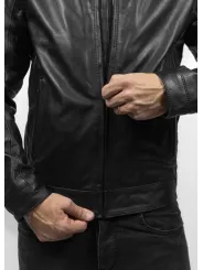 Blouson Moto Cuir Roadster - John Doe
