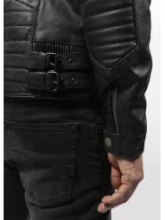 Blouson Moto Cuir Roadster - John Doe