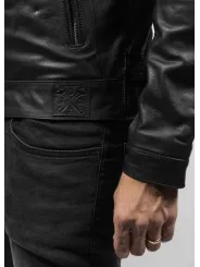 Chaqueta de cuero para moto Roadster - John Doe