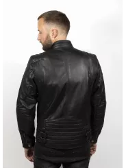 Blouson Moto Cuir Roadster - John Doe