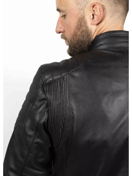 Blouson Moto Cuir Roadster - John Doe