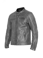 Blouson Moto Cuir Storm - John Doe