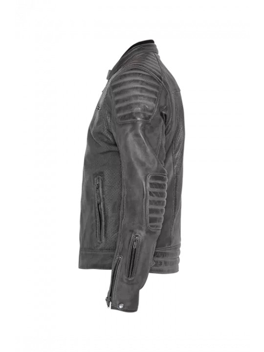 Blouson Moto Cuir Storm - John Doe