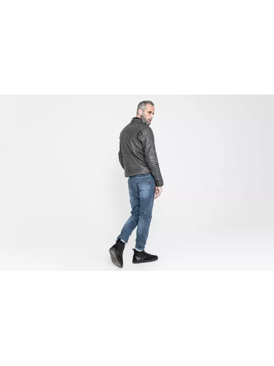Blouson Moto Cuir Storm - John Doe